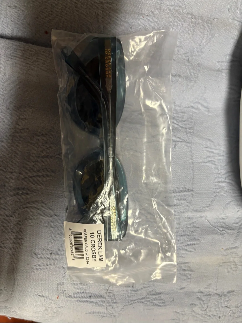 Derek Lam 10 Crosby Vesper Sunglasses Crystal Jade 52-22-140 Italy w Case